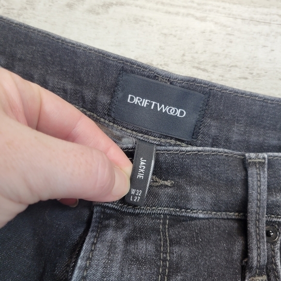 Driftwood Jackie Embroidered Skinny Jeans Size 32 - Picture 5 of 11